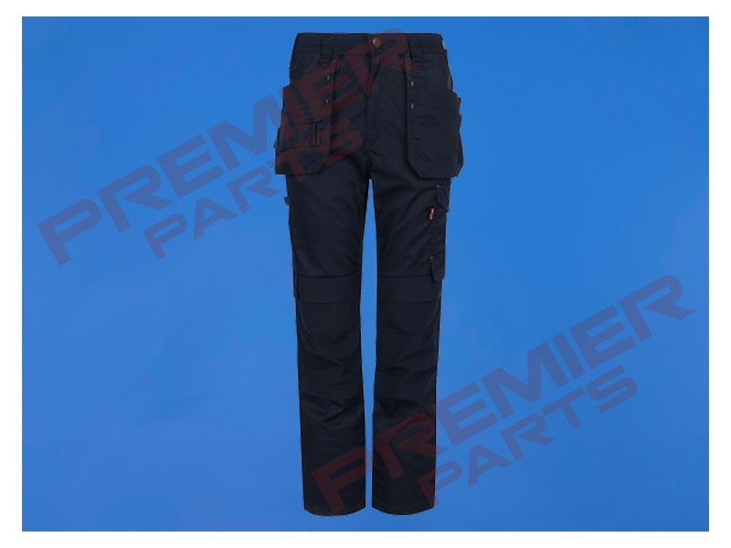 715 TUFFSTUFF PROFLEX WORK TROUSER, Colour: Black, Length: Regular, Size: 28&quot;
