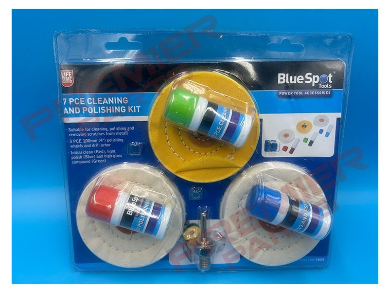 Blue Spot Tools 7 PCE Cleaning and Polishing Kit
