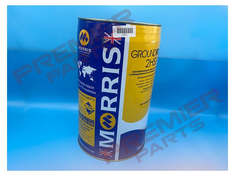 2HSS SEMI-SYNTHETIC 2-STROKE ENGINE OIL FOR PREMIX &amp; INJECTOR SYSTEMS, Size: 25Lt