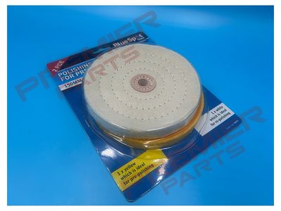 2Pce 150mm Polishing Mop Set For Pre &amp; Post Polish