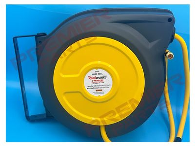 Safety Reel c/w 15m x 3/8" Hose Yellow