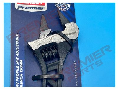 Low Profile Jaw Adjustable Wrench 120mm