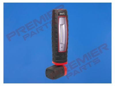 Rechargeable 360° Inspection Lamp 14 SMD LED + 3W LED Black Lithium-ion