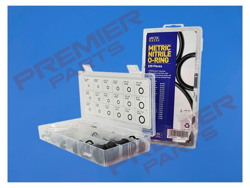 Metric Nitrile O-Ring Assortment Washer Kit (225 Pieces)