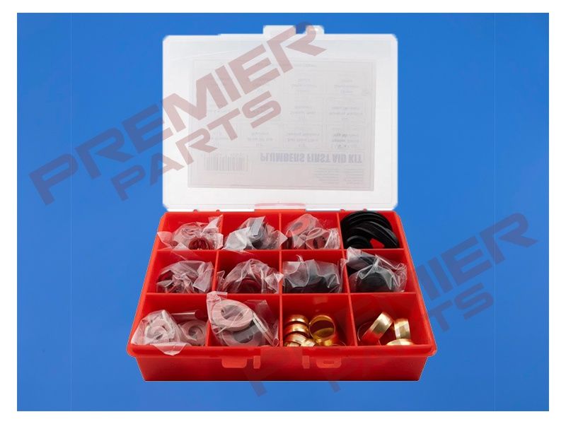 Fibre and Rubber Washer Kit (210 Pieces)