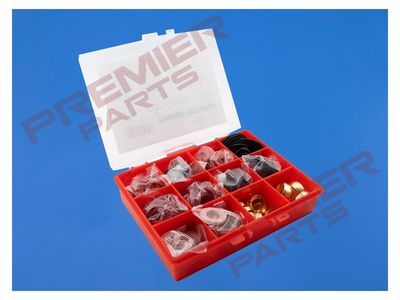 Fibre and Rubber Washer Kit (210 Pieces)