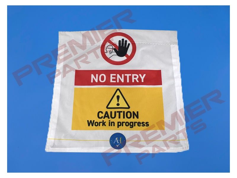 450 x 450mm Work In Progress Door Banner