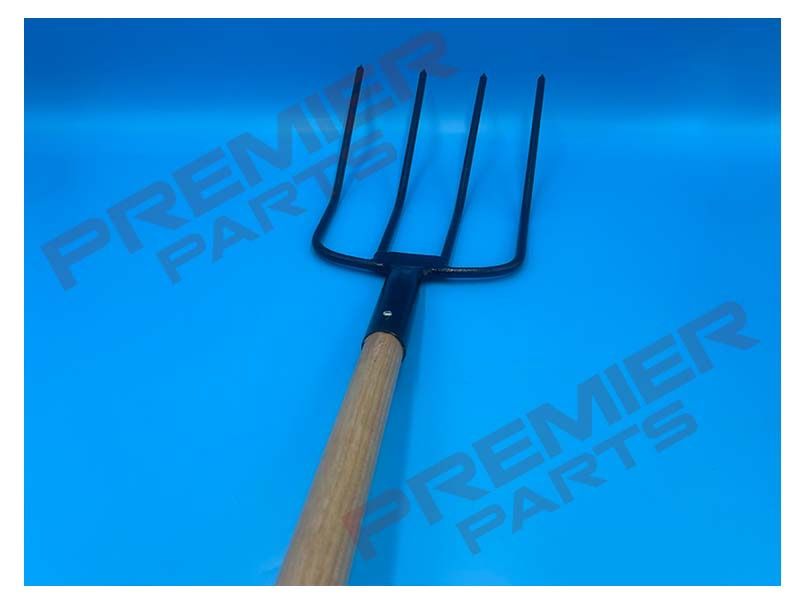 Prong Manure Fork With Wood Shaft