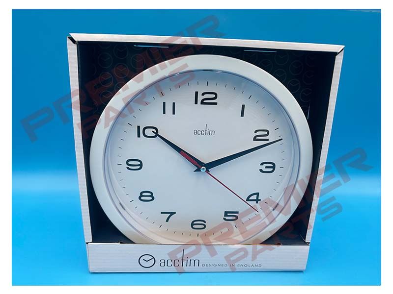 Analog Wall Clock White 24.5CM