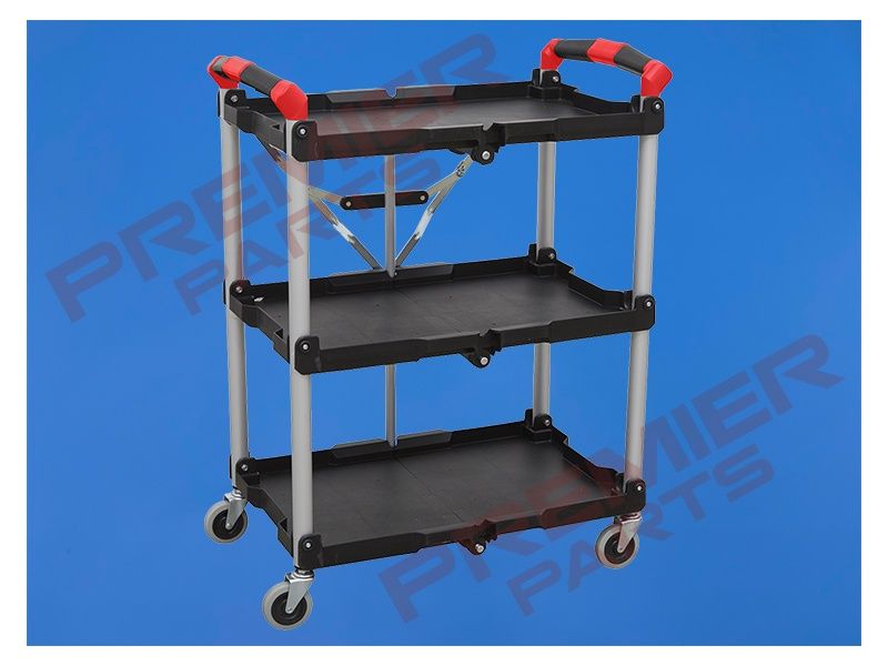 Folding Workshop Trolley 3-Level