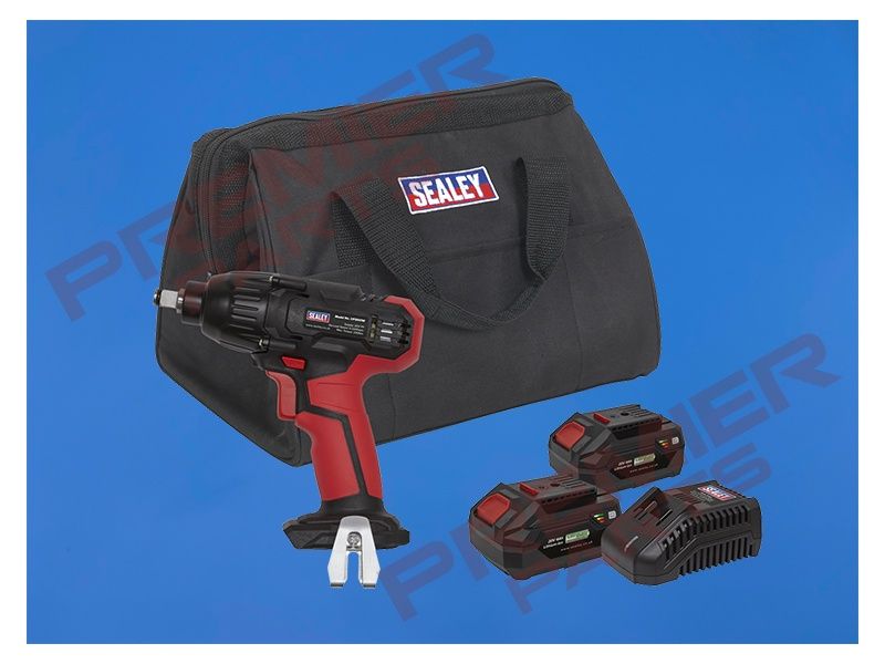 SV20 Series 1/2&quot;Sq Drive Impact Wrench Kit 20V 4Ah - 2 Batteries