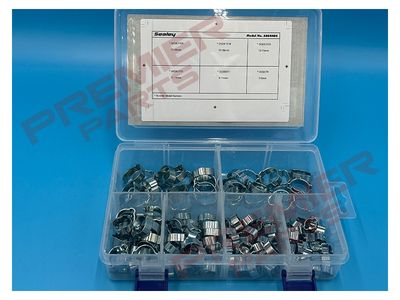 Zinc Plated O-Clip Double Ear Assortment