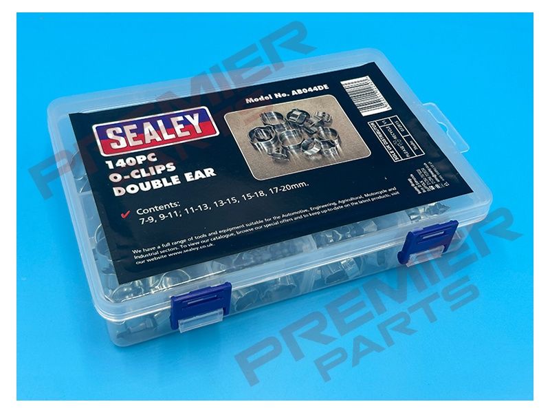 Zinc Plated O-Clip Double Ear Assortment