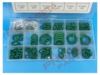 Rubber O-Ring Air Conditioning Assortment 225pc