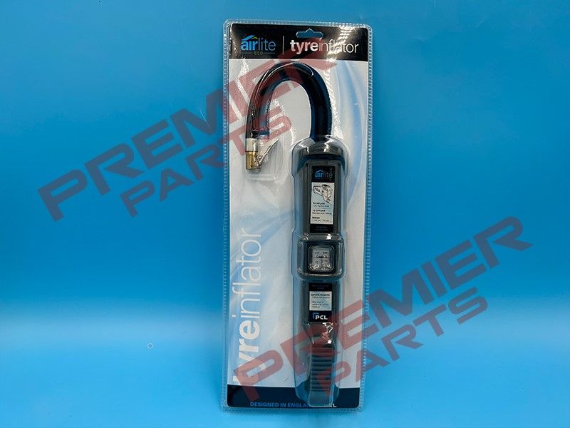 Airlite eco Tyre Inflator 0.4m Hose Euro Clip-on Connector