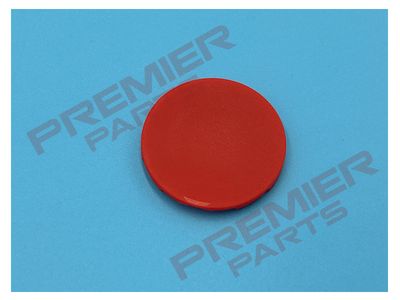 BUTTON INSERT, FLUSH, RED