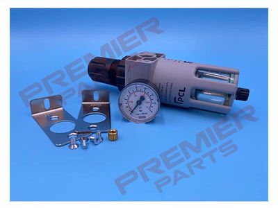 Filter/Regulator 0-170 psi/0-12 bar, 1/2 Ports