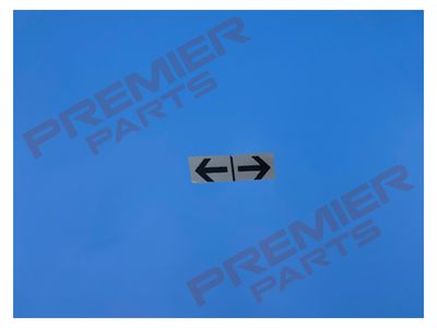 PLATE FOR UP/DWN INDIC.ARROWS PLATE FOR UP/DWN INDIC.ARROWS