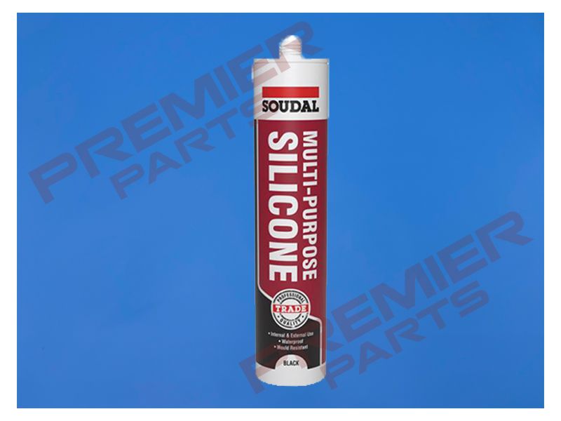 Multi-Purpose Silicone 270ML Tube, Colour: Black