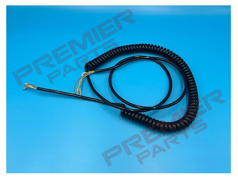 CURLY CABLE (3.2MTR) 5 CORE 0,25mm² 12/24VDC