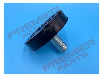 PLATE + RUBBER PAD 125MM
