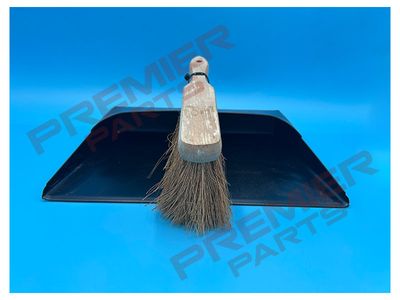 METAL DUSTPAN WITH SOFT BRUSH