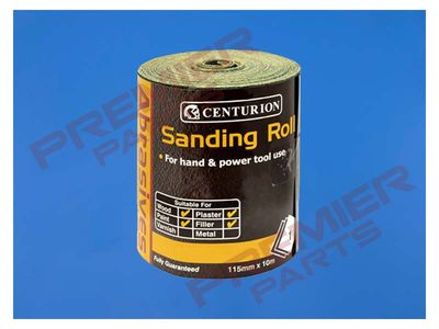 Abrasives Aluminium Oxide Decorator's Roll, Medium 115mm x 10m