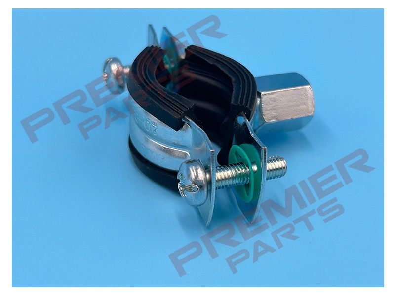 20-24MM RUBBER LINED PIPE CLAMP M8 &amp; M10