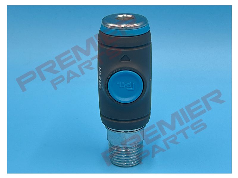 Standard Push Button Safety Coupling, Male Thread R1/2