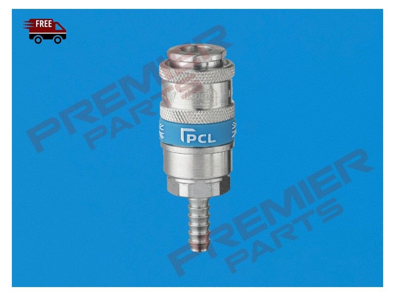 PCL S19 1/4 (6.35MM) HOSE TAIL COUPLING HALF