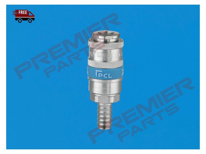 PCL S19 3/8 (9.5MM) HOSE TAIL COUPLING HALF