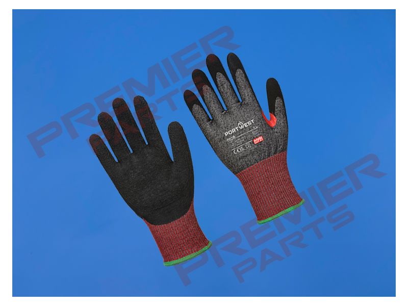 PORTWEST A672 - CS Cut F13 Nitrile Gloves, Size: MED