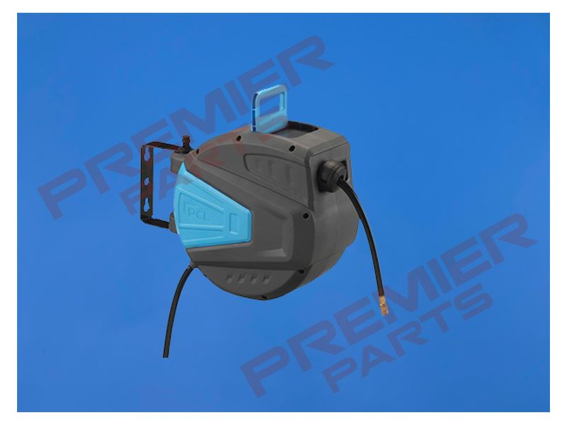 PCL Bench Top Hose Reel, Air Hose, 8m of 8mm i/d Hose