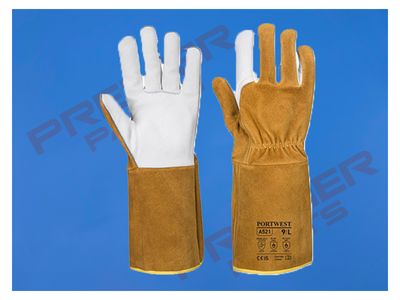 TIG Welding Gauntlet Brown