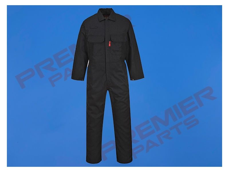 Bizweld™ flame-resistant coverall (BIZ1), Colour: Black, Length: Regular, Size: Small