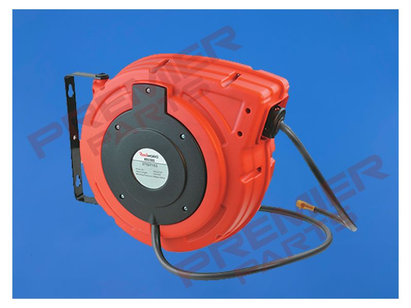 WATER &amp; COMPRESSED AIR HYBRID HOSE  REEL 15M X 1/2" + 3/8" ADAPTORS