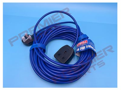 Trailing Lead 240V 13A Blue 1.5mm Cable 14m