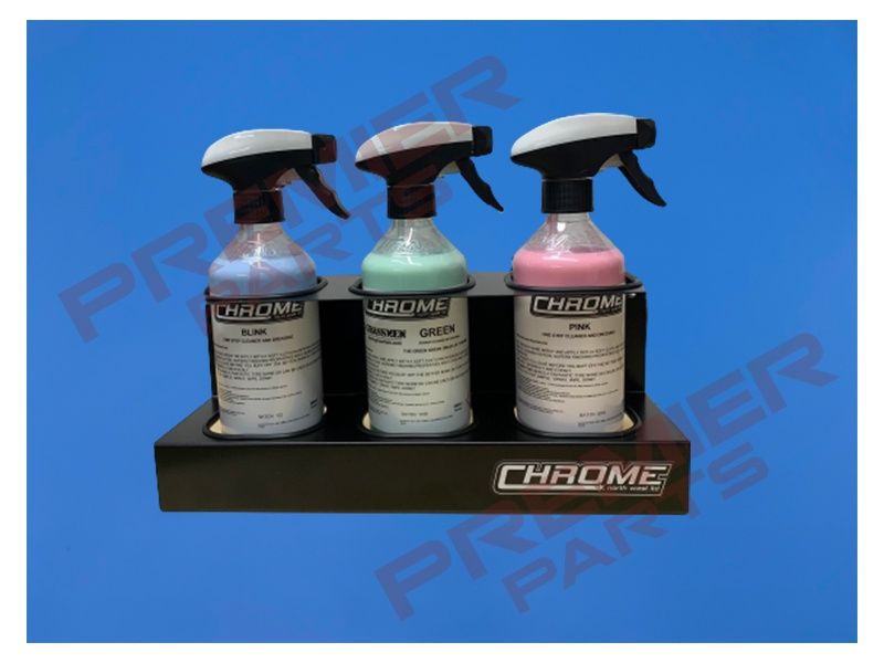 Chrome Bottle Holder (Holder Only), Size: 3 Bottles