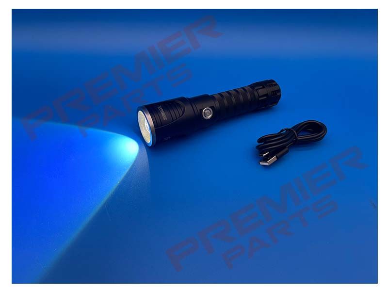 Rechargeable Aluminium Torch with Adjustable Focus 5W SMD LED