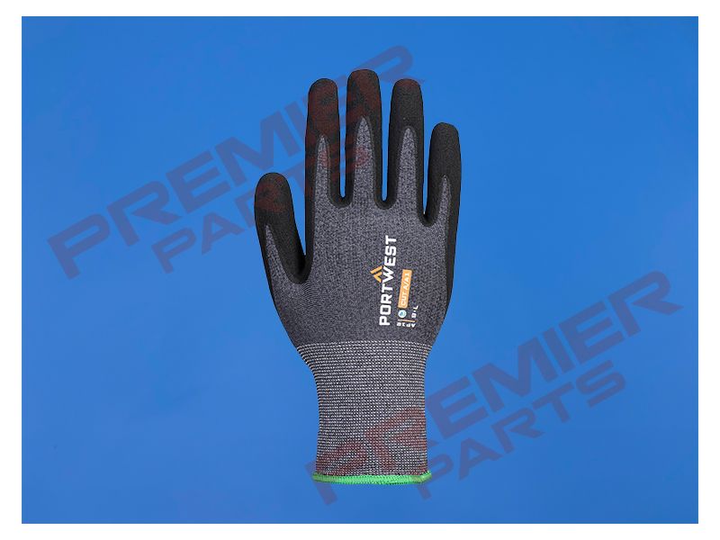 PORTWEST AP12 SG Grip15 Eco Nitrile Gloves (PER PAIR), Size: LARGE