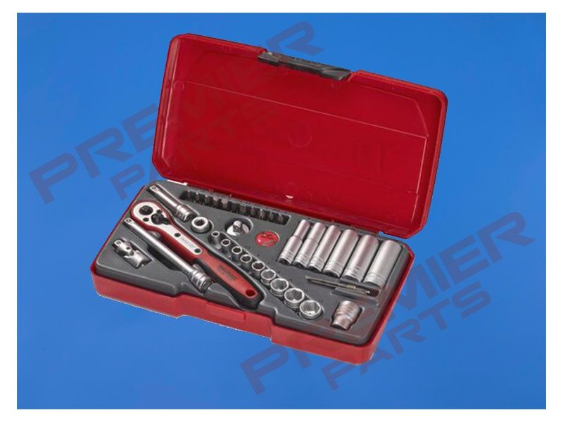 1/4" Socket Set 6 pt 36 Pieces