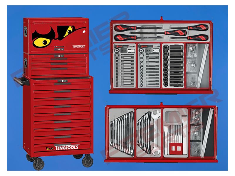 26" PRO35™ Mega Master tool kit 1033 pieces red