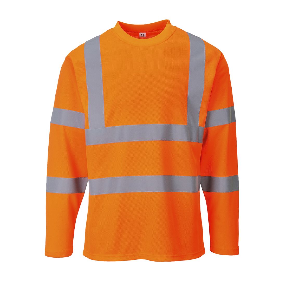 S278 - Hi-Vis Cotton Comfort T-Shirt L/S, Colour: Hi-Vis Orange, Size: Small
