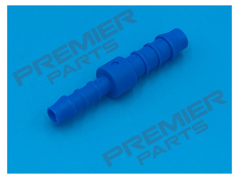 NYLON HOSE JOINER UNEQUAL, BARB SIZE: 08X06