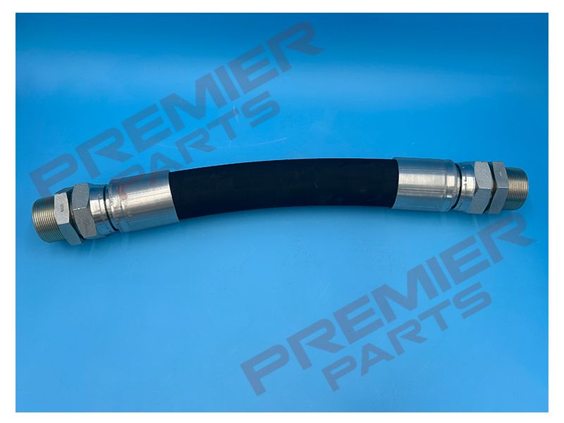 2" BSP Female Each End x 68.6mm OD x 2" ID  Hydraulic Hose Assembly., Length: 400mm