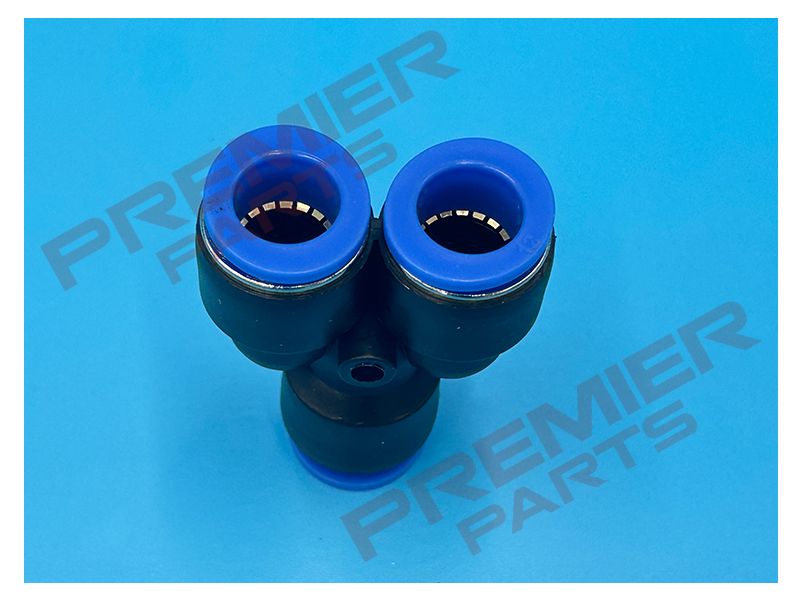 PUSH FIT EQUAL Y FOR METRIC TUBE, FOR TUBE SIZE: 4MM
