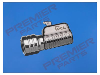 Tyre Valve Connector, Straight, Swivel, Female Thread Rp 1/4, Open End