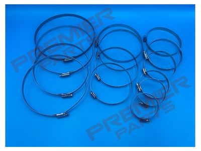WORM DRIVE HOSE CLIPS 12MM WIDTH 50-160MM RANGES