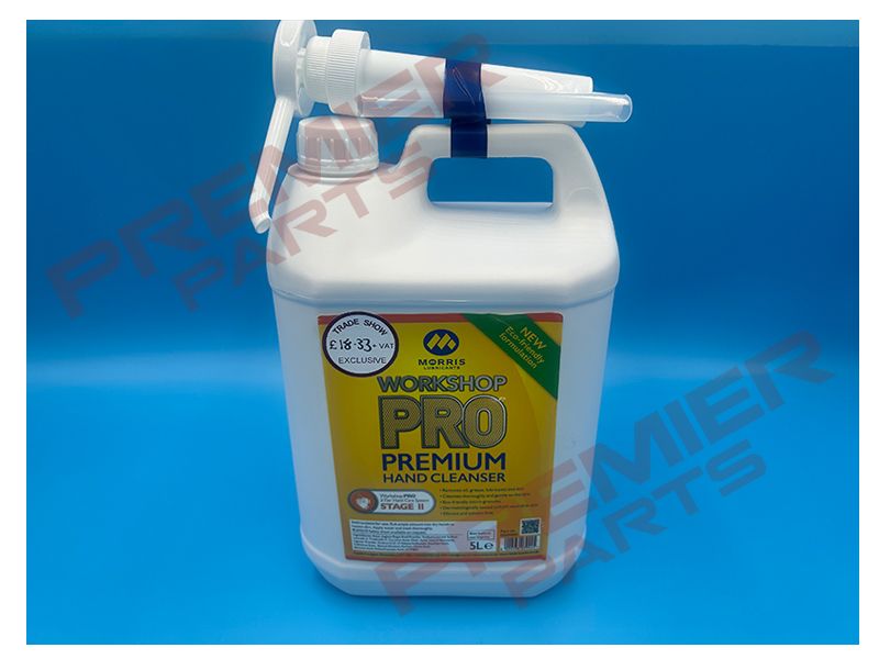 Workshop PRO Premium Hand Cleanser - 5 Litre Cleaner Soap