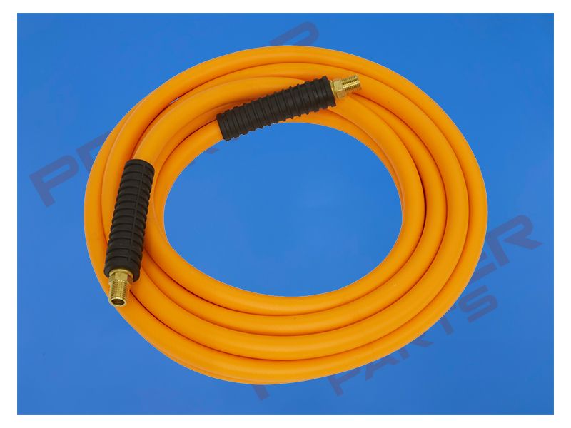 High-Visibility Hybrid Air Hose with 1/4"BSP Unions 15m x 8mm